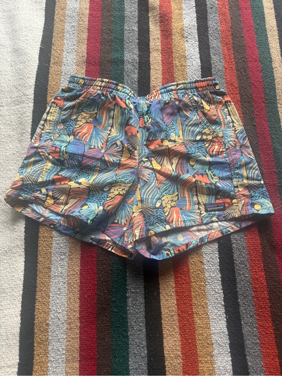 Patagonia Pants - Patagonia Multicolor Floral-Pattern Athletic Shorts